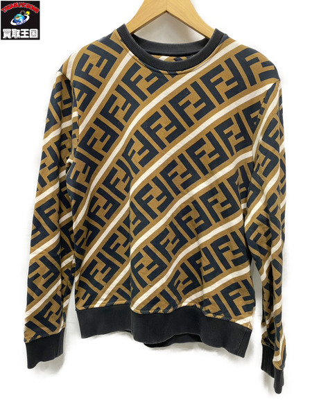 FENDI/ズッカ柄/FFロゴスウェット/M/FENDI FY0944 A7A9