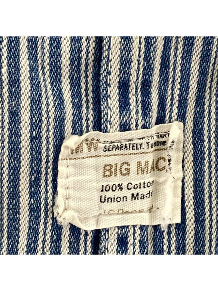 OLD・VINTAGE オーバーオール・ツナギ 70s BIGMAC ヒッコリー