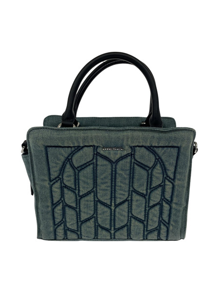 DIESEL ソノ他バッグ キルティングデニムハンドバッグ インディゴ