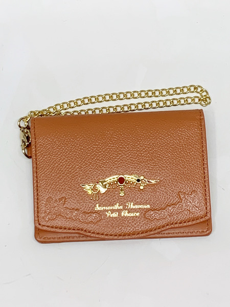 ツイステ×サマンサタバサ 2つ折りパスケース スカラビア寮 開封品 ディズニー ツイステッドワンダーランド Samantha Thavasa Petit Choice