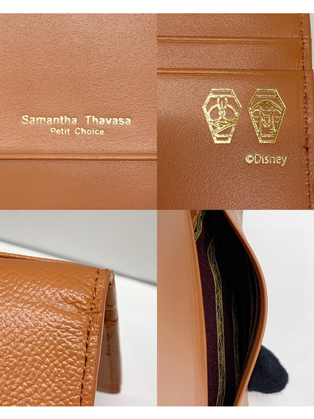 ツイステ×サマンサタバサ 2つ折りパスケース スカラビア寮 開封品 ディズニー ツイステッドワンダーランド Samantha Thavasa Petit Choice