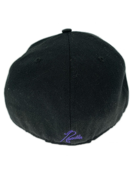 Needles キャップ Needles new era ベースボール キャップ 紫  黒