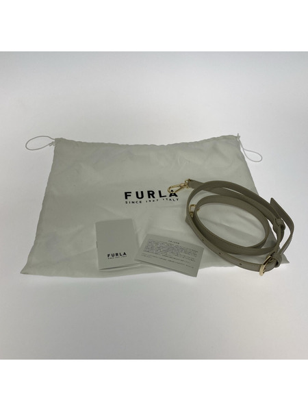 FURLA ショルダーバッグ MINERVA MINI SATCHEL ベージュ[値下]
