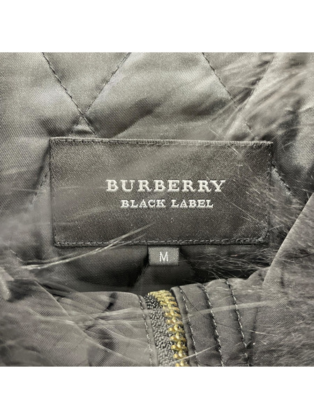 BURBERRY BLACK LABEL モッズコート BMP36-354-09 黒 (M)