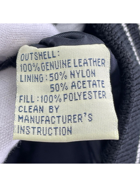 AVIREX レザージャケット VARSITY レザージャケット/黒/XXL