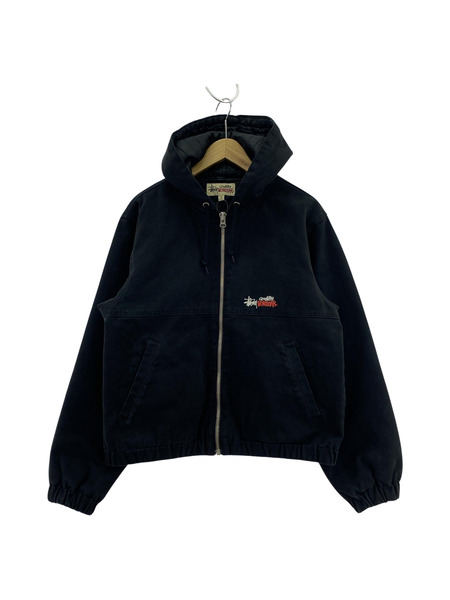 STUSSY WORK JACKET CANVAS NEEDLE PUNCH