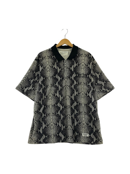 WACKO MARIA ポロシャツ 23SS PYTHON KNIT POLO SHIRT[値下]