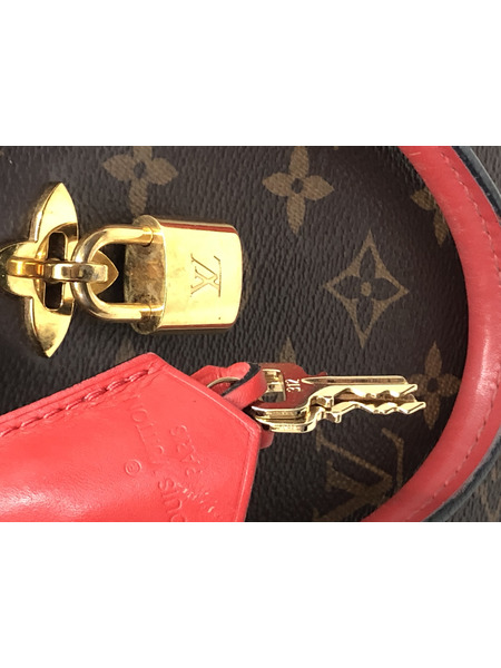 トートバッグ LV モノグラム フラワー トート コクリコ
