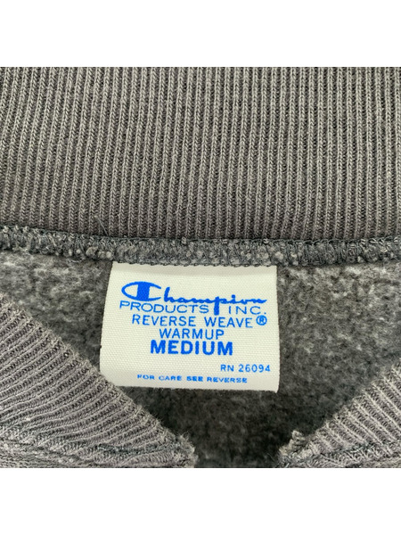 Champion スウェット・トレーナー FRAMeWORK リヴァースウィーブ ハーフジップ