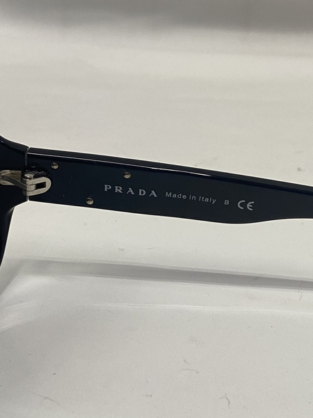PRADA　サングラス/黒/トライアングルロゴ