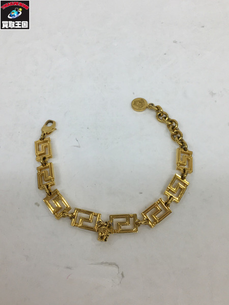 アクセサリー VERSACE メデューサロゴ　グレカマニア　ブレスレット