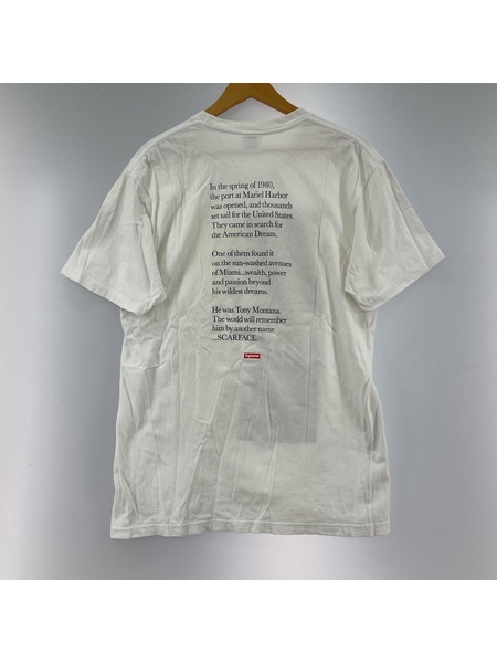 Supreme/17FW/Scarface Split Tee/M/WHT