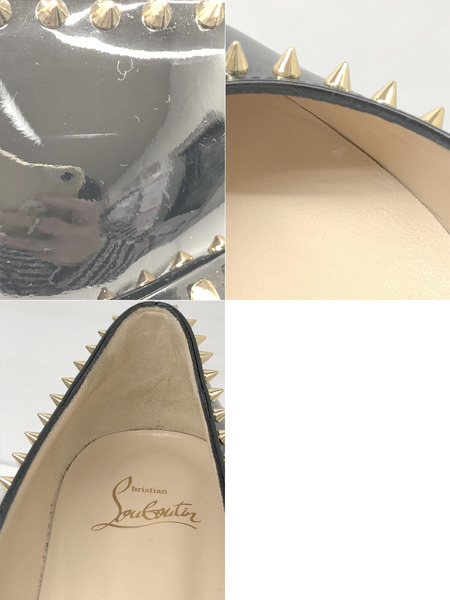 靴 ルブタン スパイク パンプス 37 1/2｜商品番号