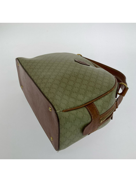 ハンドバッグ CELINE マカダム ハンドバッグ ハーフムーン