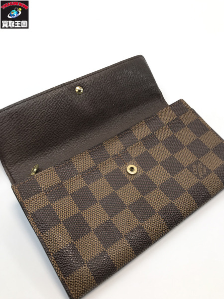 LOUIS VUITTON ルイヴィトン LV N61726 ダミエ ポルトフォイユ サラ 長財布 ロングウォレット