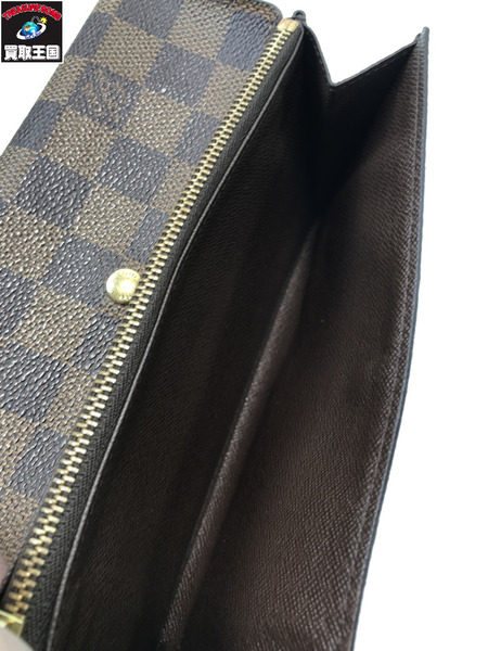 LOUIS VUITTON ルイヴィトン LV N61726 ダミエ ポルトフォイユ サラ 長財布 ロングウォレット