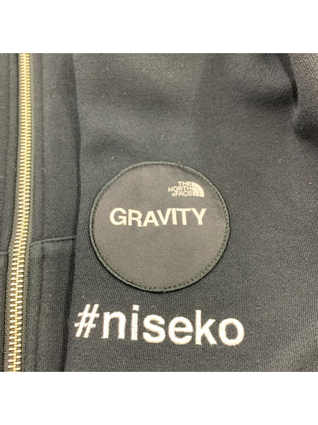 THE NORTH FACE Gravity Niseko Fullzip Hoodie BLK (XL)