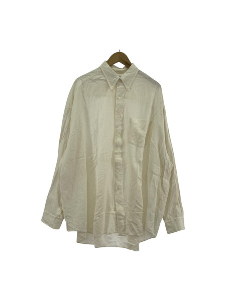 graphpaper Linen Cupro L/S Oversized B.D Shirt リネンキュプラ゛シャツ[値下]
