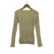 AURALEE 長袖Tシャツ・カットソー RHC リブトップス 0 アイボリー