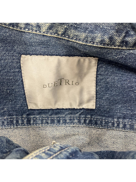 80s ISSEY MIYAKE DUETRIO マルチポケット デニムジャケット M BG31117