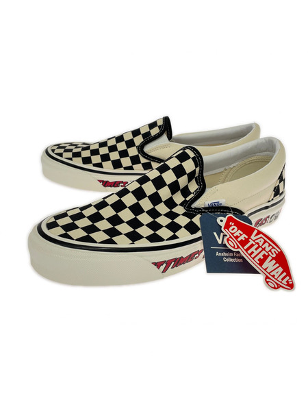 VANS スニーカー Classic Slip-On FAST TIME (28cm) チェッカー