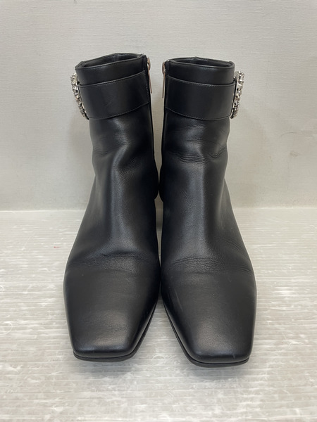 JIMMY CHOO クリスタルバックル ブーツ