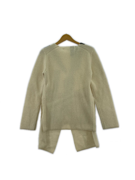 COMME des GARCONS 22AW プリント加工ニット S ホワイト[値下]
