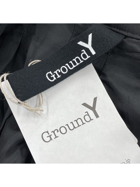Ground Y/23AW/ストライプ袴バルーンパンツ/3/GJ-P10-101-1