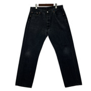Levi's デニム・ジーンズ 501 black denim pants USA 後染メ