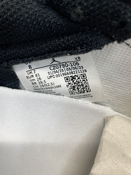 NIKE AIR JORDAN 1 RETRO LOW OG つま黒 26.0cm CZ0790-106