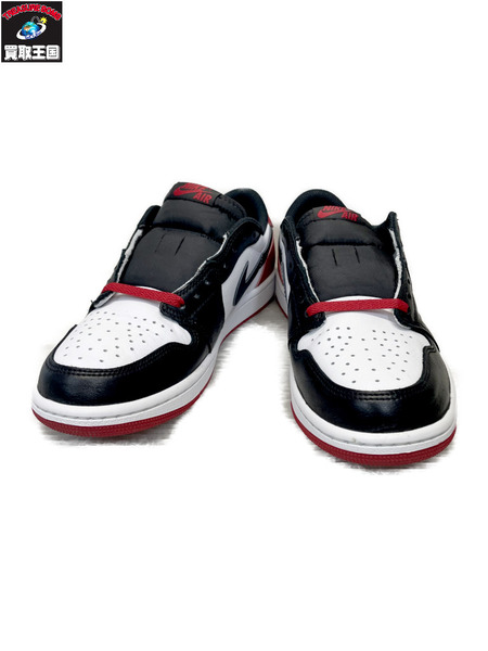 NIKE AIR JORDAN 1 RETRO LOW OG つま黒 26.0cm CZ0790-106