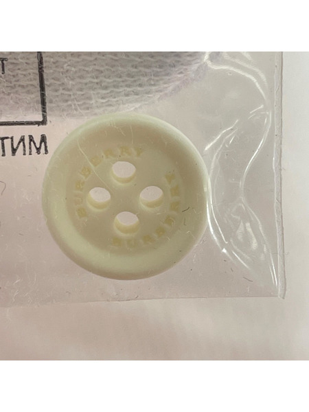 BURBERRY ポロシャツ コットンポロシャツ L WHT