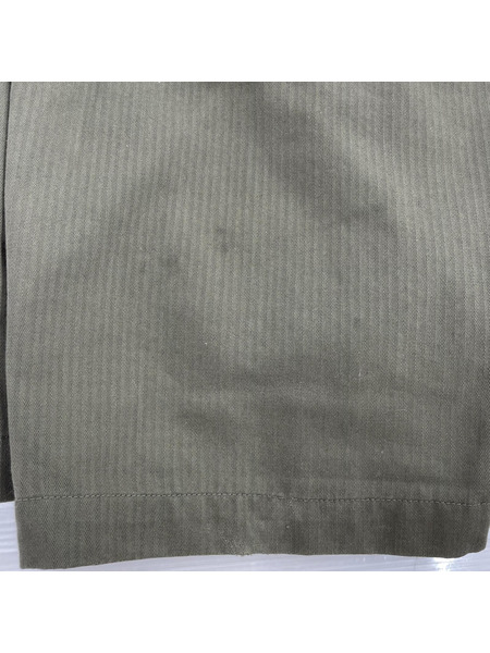 TIGHTBOOTH ヘリンボーンバルーンパンツ L オリーブ