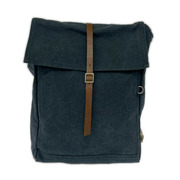 リュックサック・バックパック BAGWORKS キャンバスリュック ネイビー