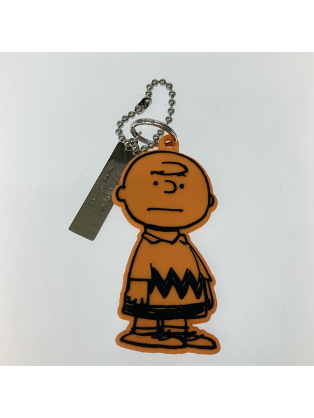 MARC JACOBS×PEANUTS チャーリーブラウン バッグチャーム オレンジ