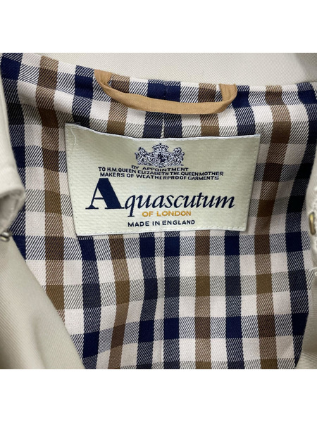 Aquascutum ジャケット トレンチコート ベージュ