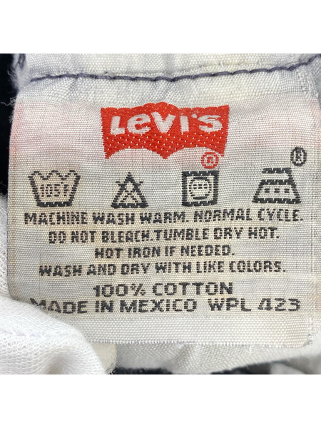 Levi's デニム・ジーンズ 501 black denim pants 後染メブラック