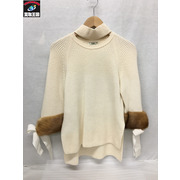 FENDI ミンクファー ホルターネックカシミヤニット (36) PR12-18-1577