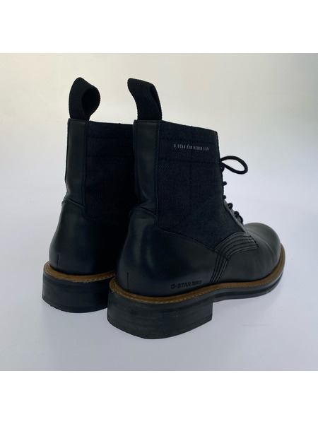 G-STAR RAW ブーツ レースアップ デニムレザー