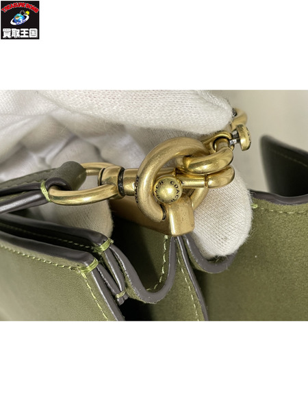 ショルダーバッグ チェーン タビー ショルダーバッグ/カーキ/CY919