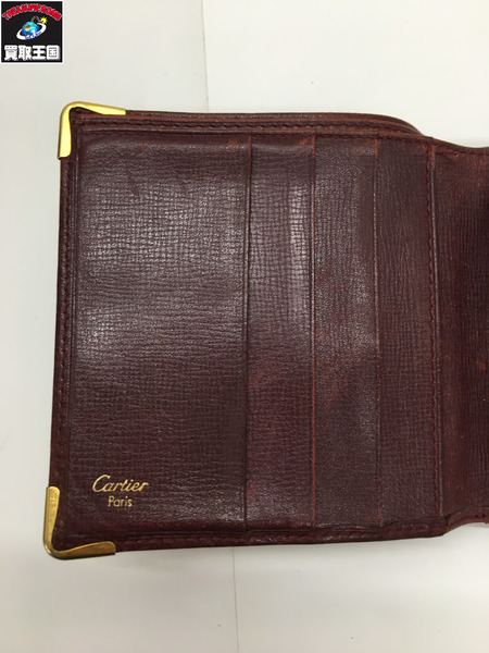 Cartier マストライン 二つ折り財布