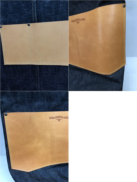 AFRO CAMPING PROD デニムエプロン[値下]