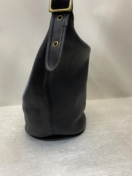 OLD COACH USA製 グローブレザー ワンショルダーバッグ 黒