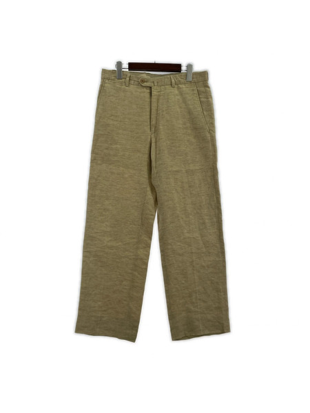 Ermenegildo Zegna パンツ 80s-/opti zip/リネン[値下]