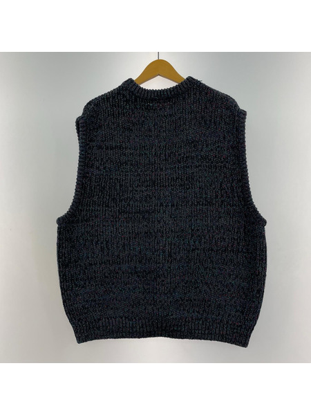 ENCOMING 24SS KNITTED TWO POCKET VEST M SS24-KNVE