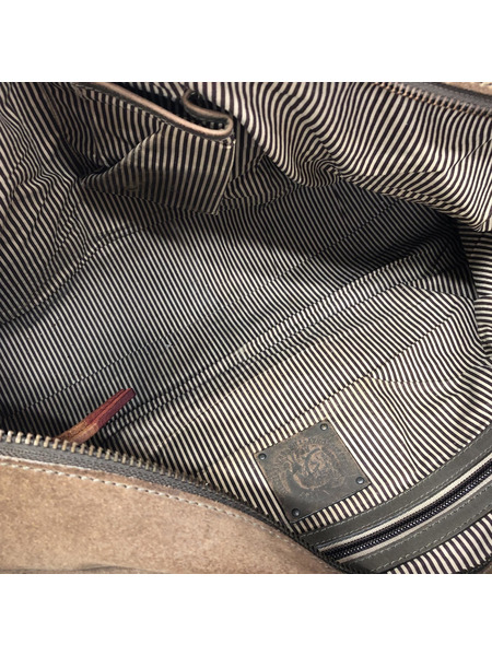 DIESEL/トートバック/スウェード/レザー