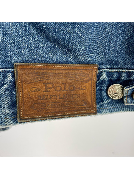 POLO RALPH LAUREN デニムジャケット 90s/白タグ/アメリカ製