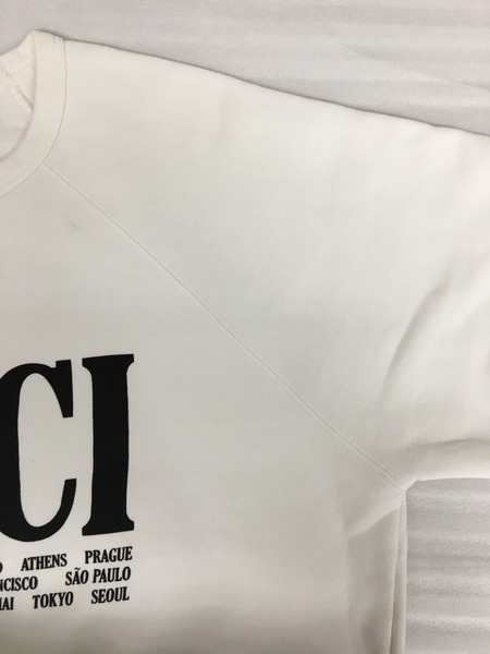 ラグ衣料その他 GUCCI シティ スウェット ラグラン ホワイト(XL)