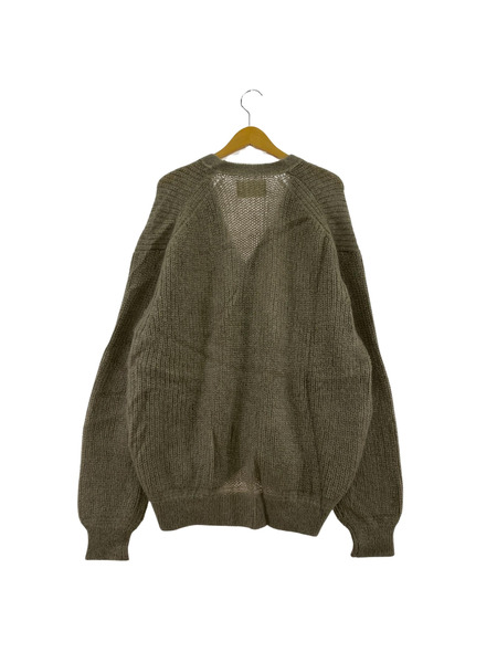 ジャケット INNAT モヘアカーディガン F グレー