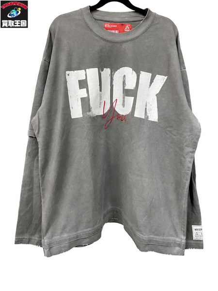 MAISON CASANOVA FUCK OUTBREAK LONG SREEVE TEE 